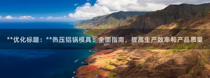 易倍达科技有限公司代运营：**优化标题：**热压铝锅模具