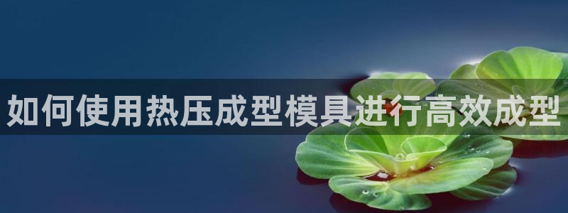 emc易倍官网首页进入：如何使用热压成型模具进行高效成型