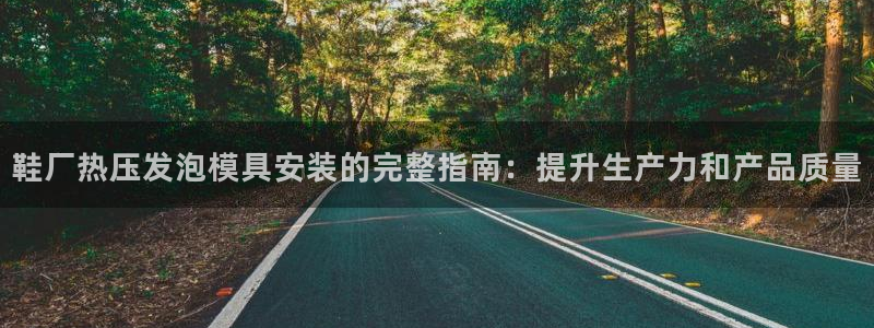 emc32软件安装：鞋厂热压发泡模具安装的完整指南：提升