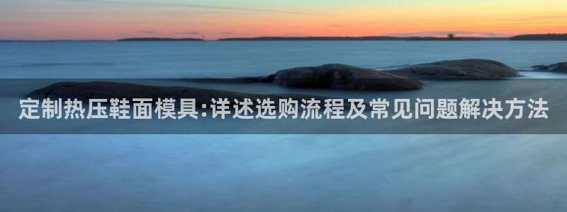 易倍纤多少钱：定制热压鞋面模具:详述选购流程及常见问题解