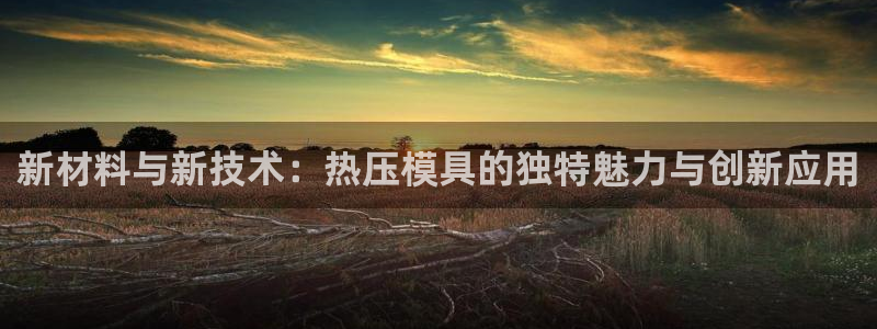 易倍英语官方网站登录：新材料与新技术：热压模具的独特魅力