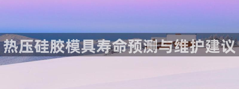易倍康简历:热压硅胶模具寿命预测与维护建议
