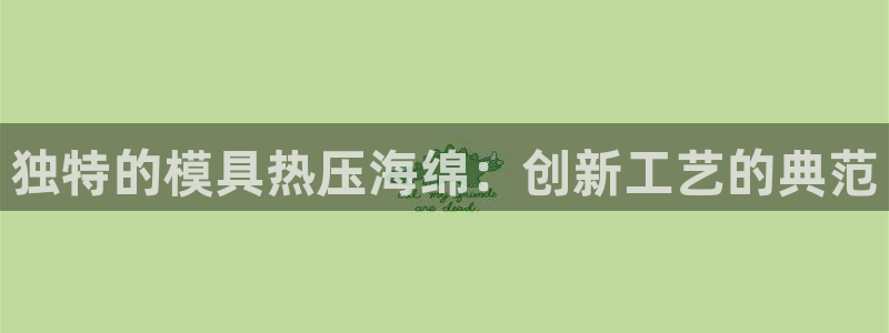 emc易倍官方下载：独特的模具热压海绵：创新工艺的典范