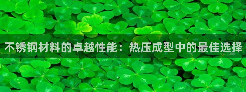 易倍EMC网址:不锈钢材料的卓越性能:热压成型中的最佳选